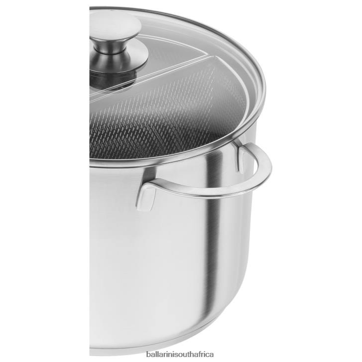 BALLARINI Ancona 85 qt Asparagus/ Pasta Pot 18/10 Stainless Steel Cookware T0DT66