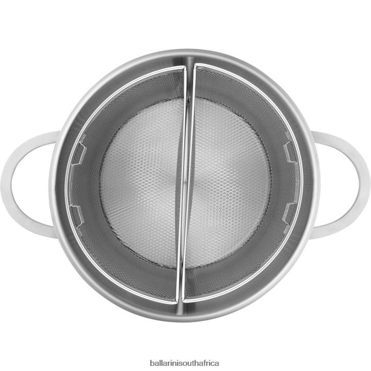 BALLARINI Ancona 85 qt Asparagus/ Pasta Pot 18/10 Stainless Steel Cookware T0DT66