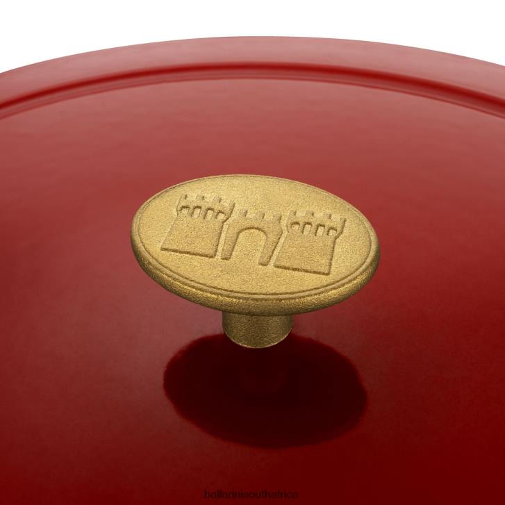 BALLARINI Bellamonte 475 qt Oval Cocotte Red Cookware T0DT53