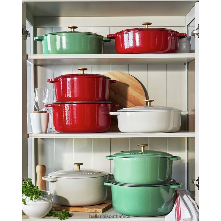 BALLARINI Bellamonte 575 qt Round Cocotte Green Cookware T0DT28