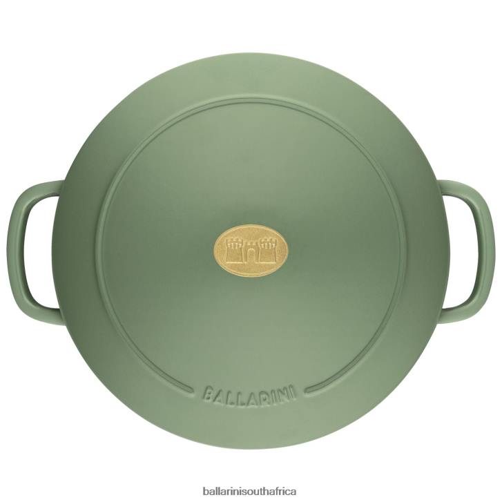 BALLARINI Bellamonte 575 qt Round Cocotte Green Cookware T0DT28