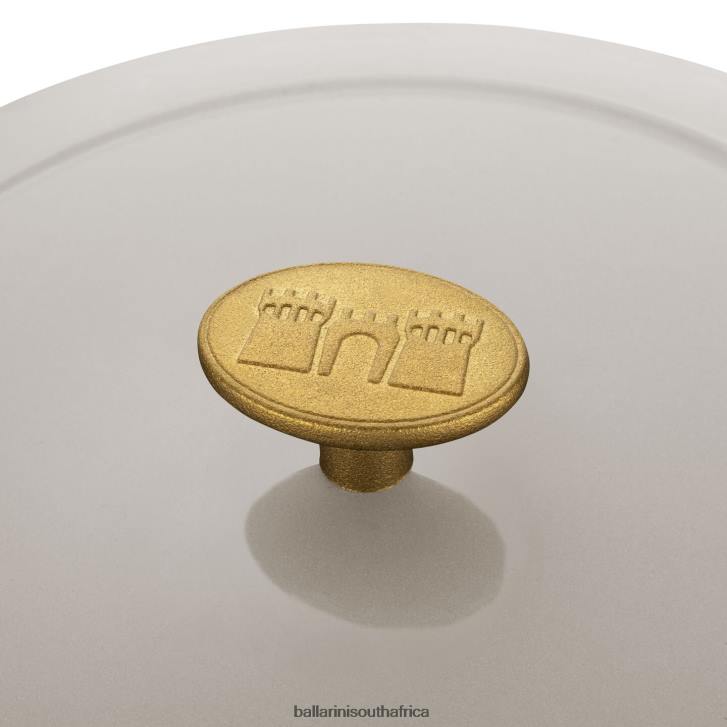 BALLARINI Bellamonte 575 qt Round Cocotte Ivory-white Cookware T0DT29