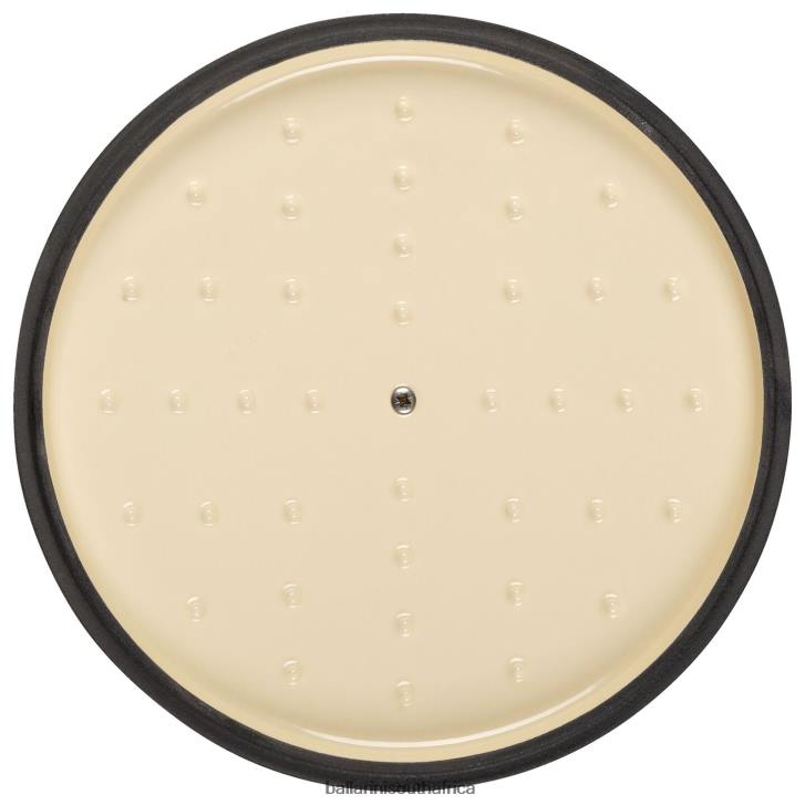 BALLARINI Bellamonte 575 qt Round Cocotte Ivory-white Cookware T0DT29