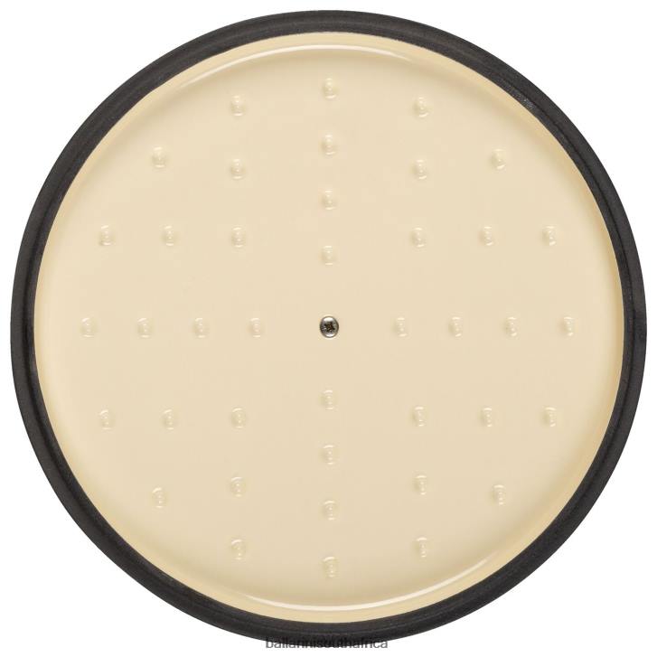 BALLARINI Bellamonte 75 qt Round Cocotte Ivory-white Cookware T0DT11