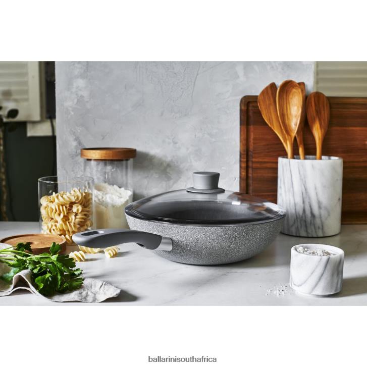 BALLARINI Parma Plus 11-inch aluminum Nonstick Stir Fry Pan with Lid Cookware T0DT21