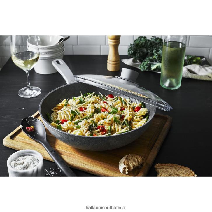 BALLARINI Parma Plus 11-inch aluminum Nonstick Stir Fry Pan with Lid Cookware T0DT21
