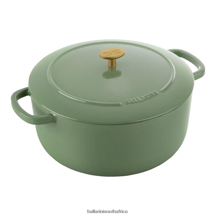 BALLARINI Bellamonte 7.5 qt, Round, Cocotte, Green Cookware T0DT10